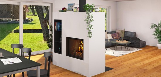 NEU: Kamin Rüegg Violino Tunnel 55x73