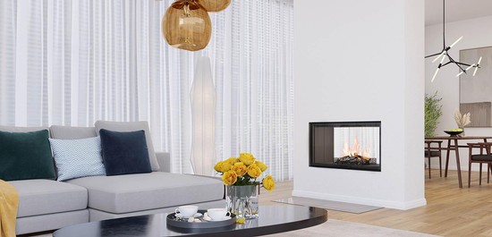 Fireplace Rüegg Violino Tunnel 55x98