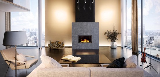 VIOLINO fireplace 55x98